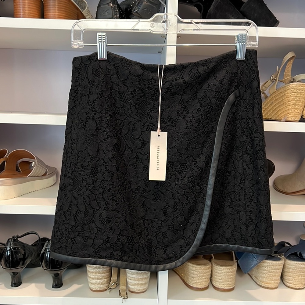 Rebecca Taylor lace wrapped skirt